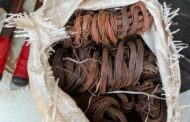 Three suspects arrested for the possession of stolen copper cables at Nababeep