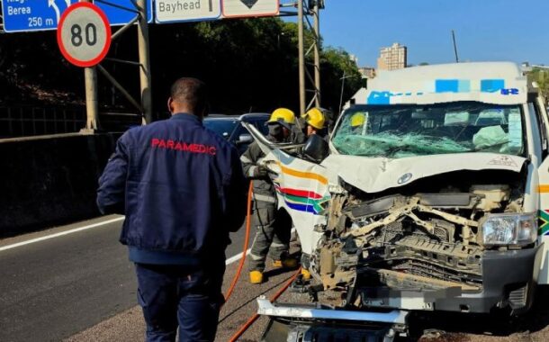 A taxi and two other vehicles collided on the N3, Pietermaritzburg, injuring 16 people