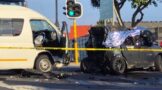 Taxi crash in Colorado Park leads to vehicle engulfed in flames, one fatality