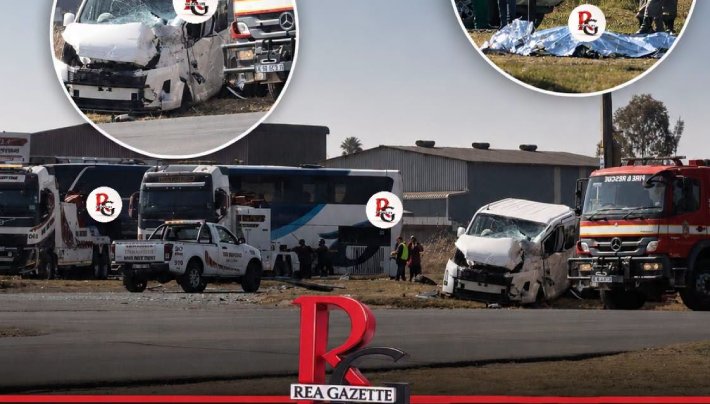 Multiple lives have been lost in a horrific Greyhound bus and taxi crash on Barrage Road in Vanderbijlpark