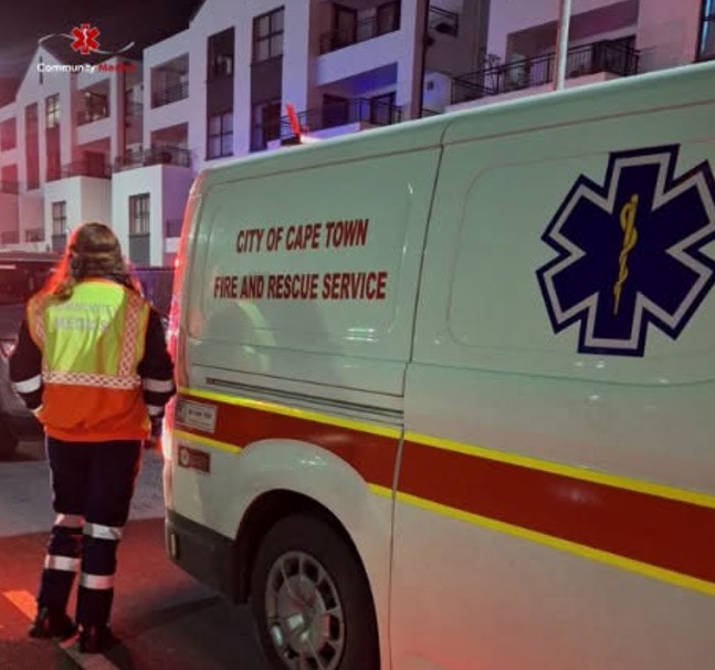 Motorbike collision at the corner of Wood Drive and Sandown Road